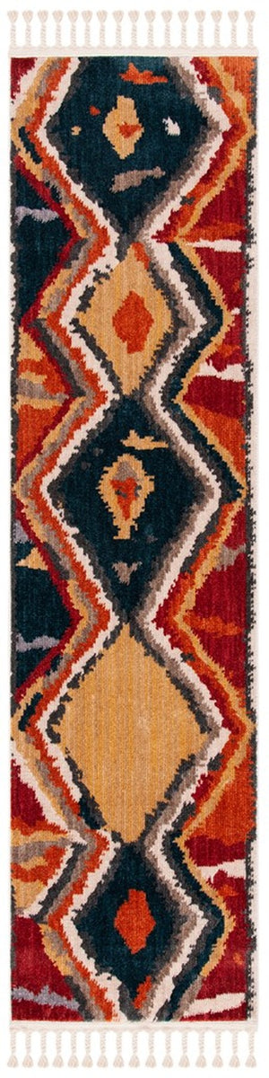 Safavieh Farmhouse 803 Powerloomed 75% Polyester 21% Cotton 4% Latex Traditional Rug FMH803C-3