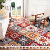 Safavieh Farmhouse 805 Powerloomed 75% Polyester 21% Cotton 4% Latex Traditional Rug FMH805F-3