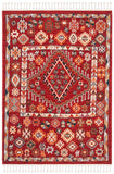 Safavieh Farmhouse 814 Powerloomed 75% Polyester 21% Cotton 4% Latex Traditional Rug FMH814Q-6