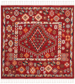 Safavieh Farmhouse 814 POWER LOOMED 75% Polyester 21% Cotton 4% Latex Traditional Rug FMH814Q-3