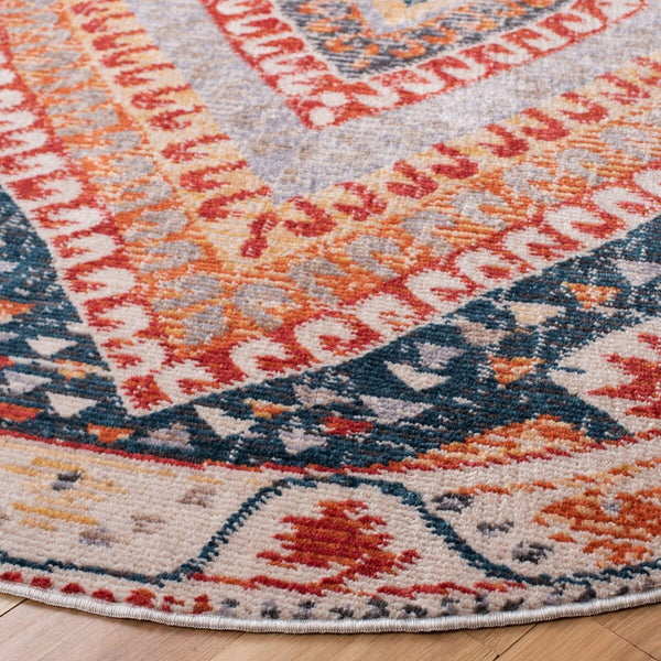 Safavieh Farmhouse 816 POWER LOOMED 75% Polyester 21% Cotton 4% Latex Traditional Rug FMH816A-3