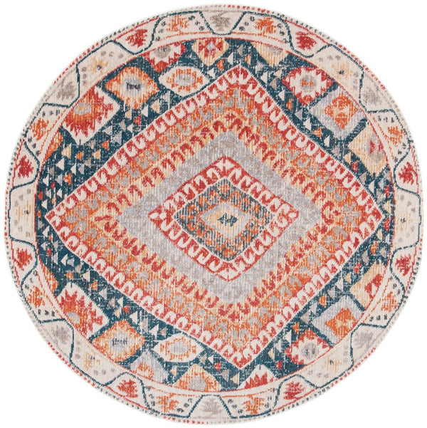 Safavieh Farmhouse 816 POWER LOOMED 75% Polyester 21% Cotton 4% Latex Traditional Rug FMH816A-3