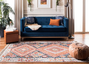 Safavieh Farmhouse 816 POWER LOOMED 75% Polyester 21% Cotton 4% Latex Traditional Rug FMH816A-3