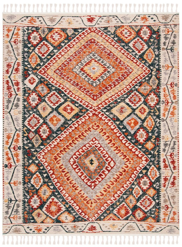 Safavieh Farmhouse 816 POWER LOOMED 75% Polyester 21% Cotton 4% Latex Traditional Rug FMH816A-3