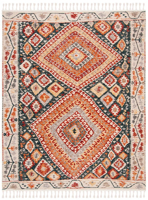 Safavieh Farmhouse 816 Powerloomed 75% Polyester 21% Cotton 4% Latex Traditional Rug FMH816A-6R