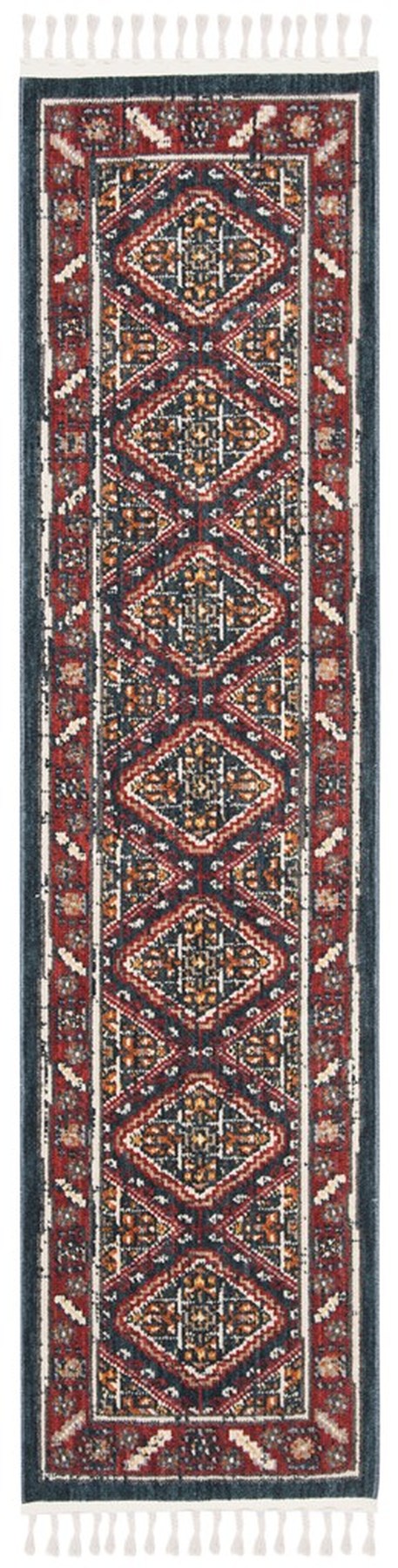 Safavieh Farmhouse 820 Powerloomed 75% Polyester 21% Cotton 4% Latex Traditional Rug FMH820A-24