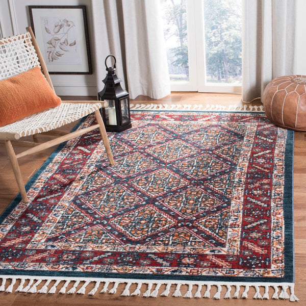 Safavieh Farmhouse 820 Powerloomed 75% Polyester 21% Cotton 4% Latex Traditional Rug FMH820A-24