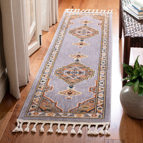 Safavieh Farmhouse 830 Powerloomed 75% Polyester 21% Cotton 4% Latex Traditional Rug FMH830E-3