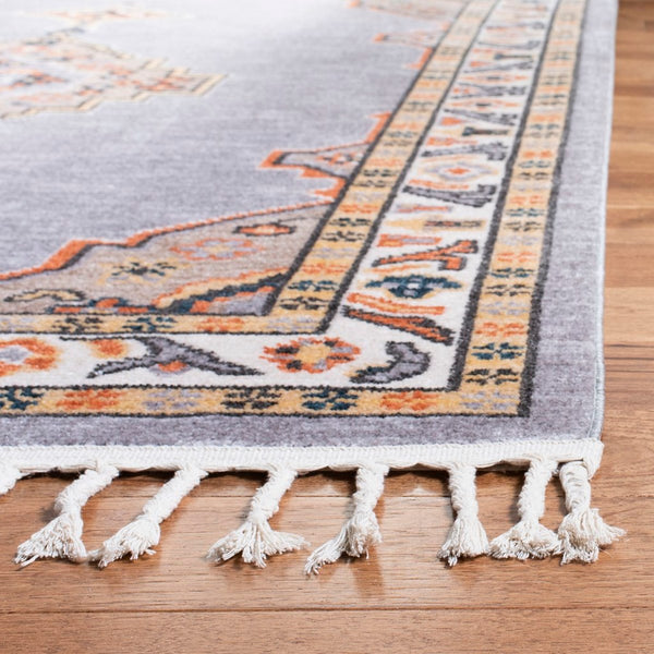 Safavieh Farmhouse 830 Powerloomed 75% Polyester 21% Cotton 4% Latex Traditional Rug FMH830E-3