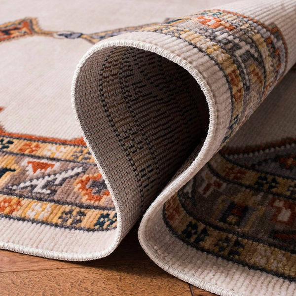 Safavieh Farmhouse 830 POWER LOOMED 75% Polyester 21% Cotton 4% Latex Traditional Rug FMH830F-3