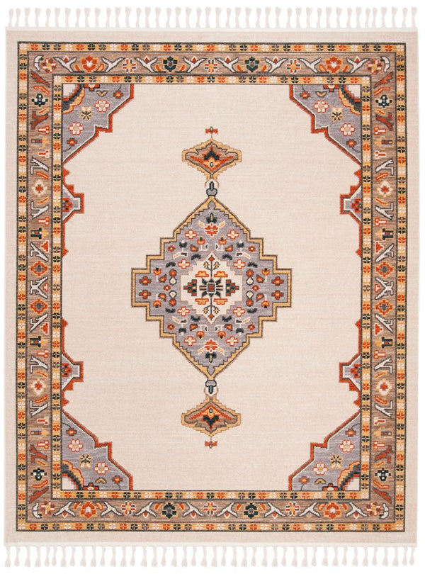 Safavieh Farmhouse 830 POWER LOOMED 75% Polyester 21% Cotton 4% Latex Traditional Rug FMH830F-3