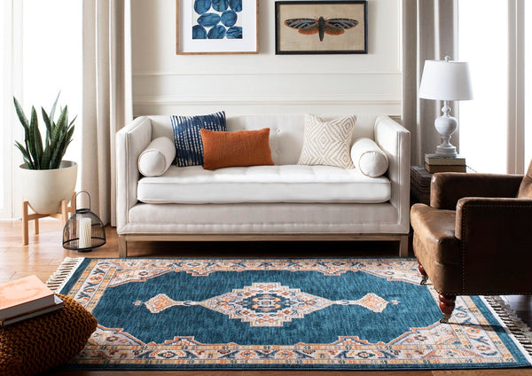 Safavieh Farmhouse 830 POWER LOOMED 75% Polyester 21% Cotton 4% Latex Traditional Rug FMH830N-3