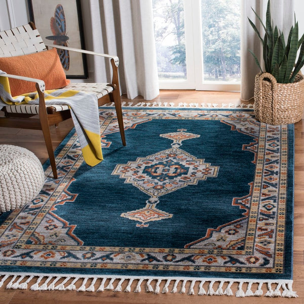 Safavieh Farmhouse 830 POWER LOOMED 75% Polyester 21% Cotton 4% Latex Traditional Rug FMH830N-3