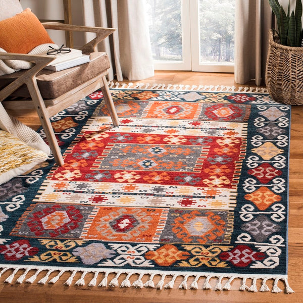 Safavieh Farmhouse 847 POWER LOOMED 75% Polyester 21% Cotton 4% Latex Traditional Rug FMH847A-3