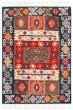Farmhouse 847 POWER LOOMED 75% Polyester 21% Cotton 4% Latex Traditional Rug
