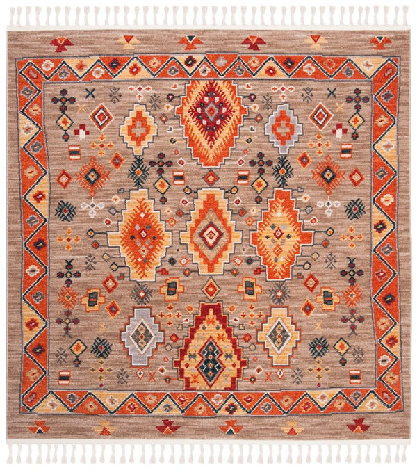 Safavieh Farmhouse 848 POWER LOOMED 75% Polyester 21% Cotton 4% Latex Traditional Rug FMH848E-3