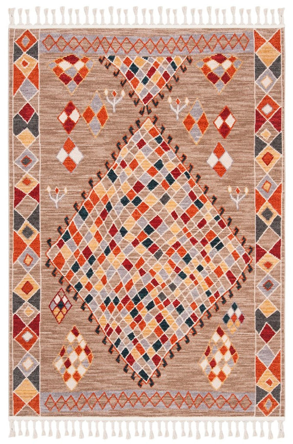 Safavieh Farmhouse 852 POWER LOOMED 75% Polyester 21% Cotton 4% Latex Traditional Rug FMH852E-3