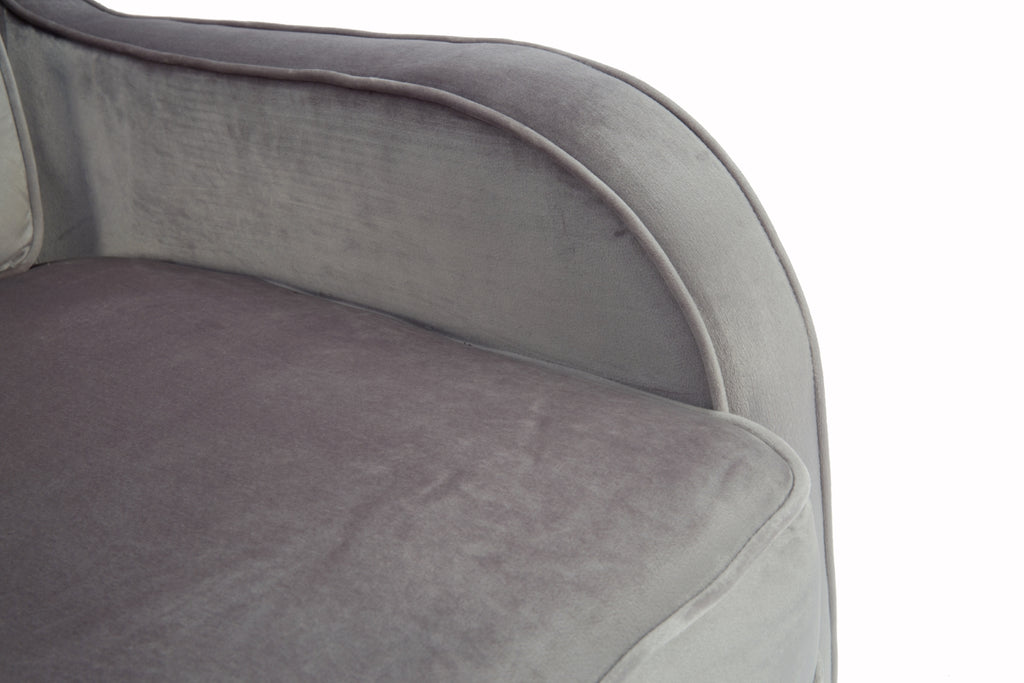 Tzivia Grey Accent Chair