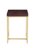 Colmar Espresso Side Table