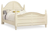 Hooker Furniture Sandcastle Casual King Wood Panel Bed in Rubberwood Solids 5900-90166-WH