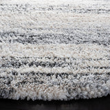 Fontana Shag  800 Fontana Shag 842 Shag & Flokati Power Loomed Polypropylene Pile Rug Ivory / Grey