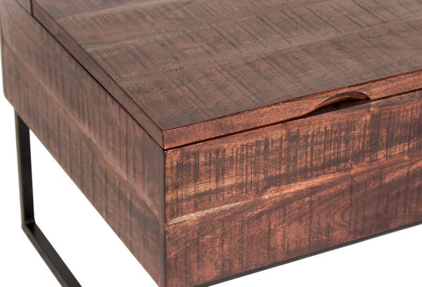 Porter Designs Lakewood Solid Acacia Wood Transitional Coffee Table Brown 05-190-04-0808