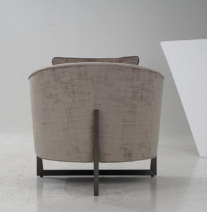 VIG Furniture Modrest Forbis - Contemporary Light Grey Fabric Accent Chair VGCSFORBIS-LGB-CH