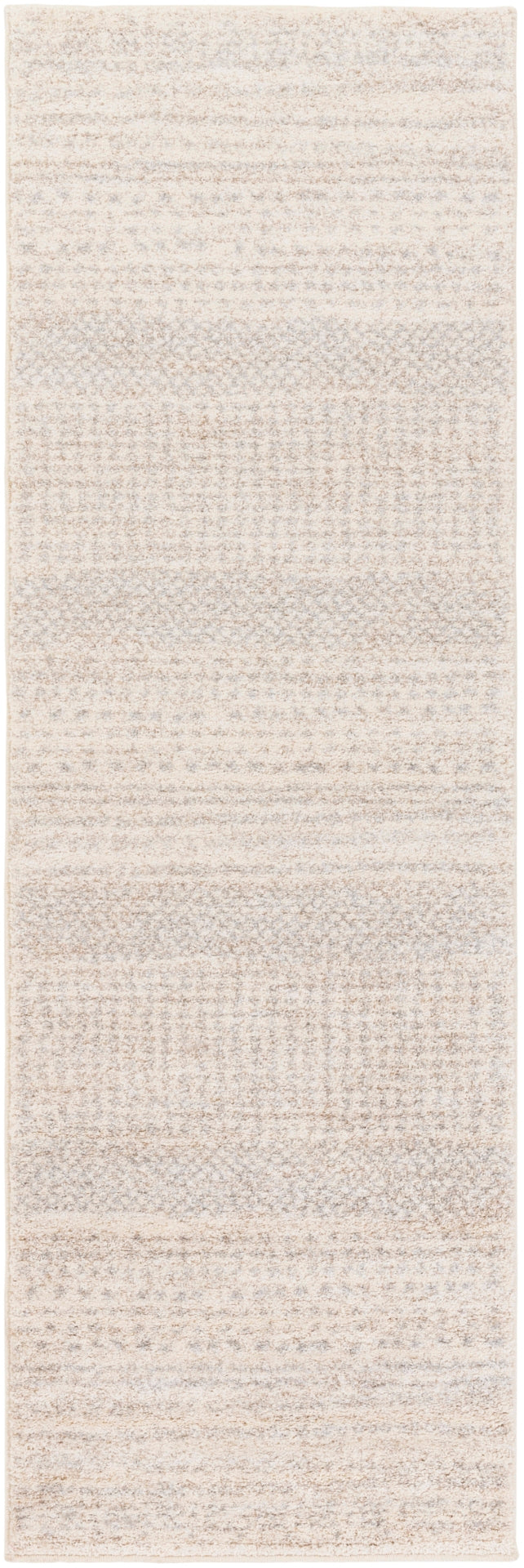 Fowler FOW-1005 Modern Polypropylene Rug FOW1005-810 Ivory, Light Gray, Camel 100% Polypropylene 7'10" x 10'2"