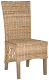 Safavieh - Set of 2 - Sumatra Side Chair 19''H Rattan Natural FOX1601A-SET2 683726301103