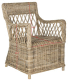 Safavieh Hinaku Arm Chair Rattan Natural FOX1603A 683726301066