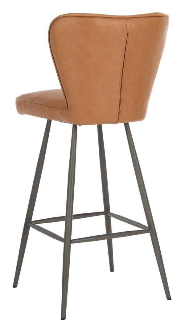 Safavieh - Set of 2 - Aster Bar Stool Camel Fox FOX1703B-SET2 889048446397