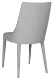 Safavieh - Set of 2 - Summerset Side Chair 19''H Linen Grey Metal Iron FOX2014G-SET2 683726693819