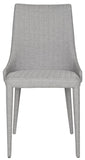 Safavieh - Set of 2 - Summerset Side Chair 19''H Linen Grey Metal Iron FOX2014G-SET2 683726693819