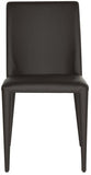 Safavieh - Set of 2 - Garretson Side Chair 18'' Leather Brown Metal Iron PU FOX2019D-SET2 683726696940