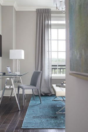 Safavieh - Set of 2 - Garretson Side Chair 18'' Linen Grey Metal Iron FOX2019G-SET2 683726697053