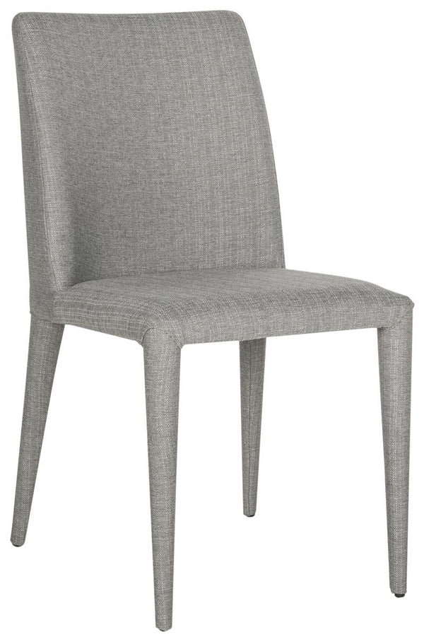 Safavieh - Set of 2 - Garretson Side Chair 18'' Linen Grey Metal Iron FOX2019G-SET2 683726697053
