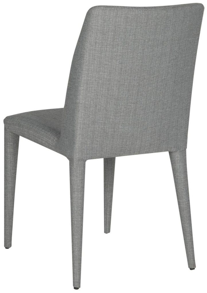 Safavieh - Set of 2 - Garretson Side Chair 18'' Linen Grey Metal Iron FOX2019G-SET2 683726697053