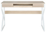 Safavieh Bryant Computer Desk Natural White Wood MDF FOX2202A 683726491842