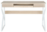 Safavieh Bryant Computer Desk Natural White Wood MDF FOX2202A 683726491842