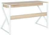 Safavieh Bryant Computer Desk Natural White Wood MDF FOX2202A 683726491842