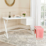 Safavieh Watkins Desk White Wood MDF FOX2205A 683726491989