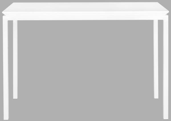 Safavieh Duke Desk White Wood MDF Iron FOX2209A 683726492030