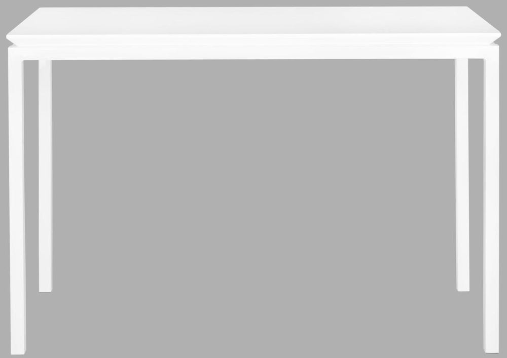 Safavieh Duke Desk White Wood MDF Iron FOX2209A 683726492030