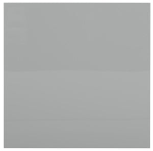 Safavieh Malone Coffee Table Chrome High Gloss Grey Wood MDF Iron FOX2214C 889048187771