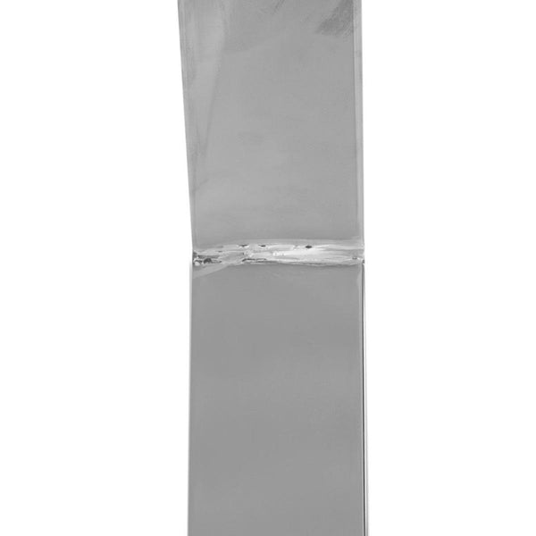 Safavieh Paley Desk 47''W One Drawer White Chrome Wood MDF Iron FOX2223A 889048199927