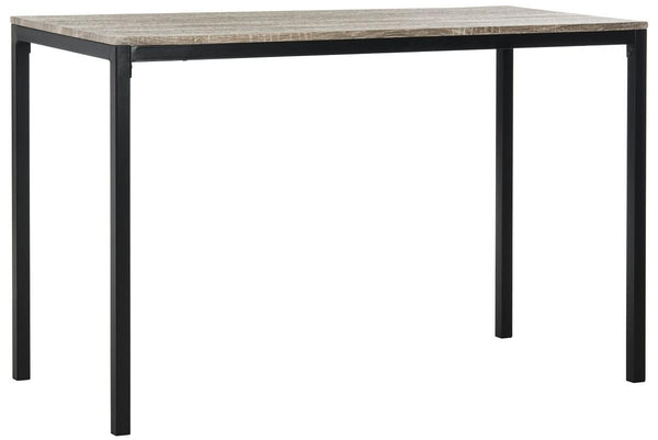 Safavieh Janison Writing Desk 47" Grey Black Wood MDF Iron FOX2230A 889048200111