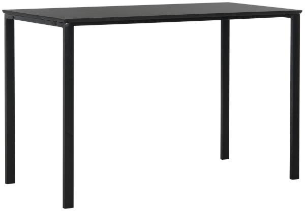 Safavieh Dalit Writing Desk 47" Black Wood MDF Iron FOX2231A 889048200128