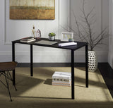 Safavieh Dalit Writing Desk 47" Black Wood MDF Iron FOX2231A 889048200128