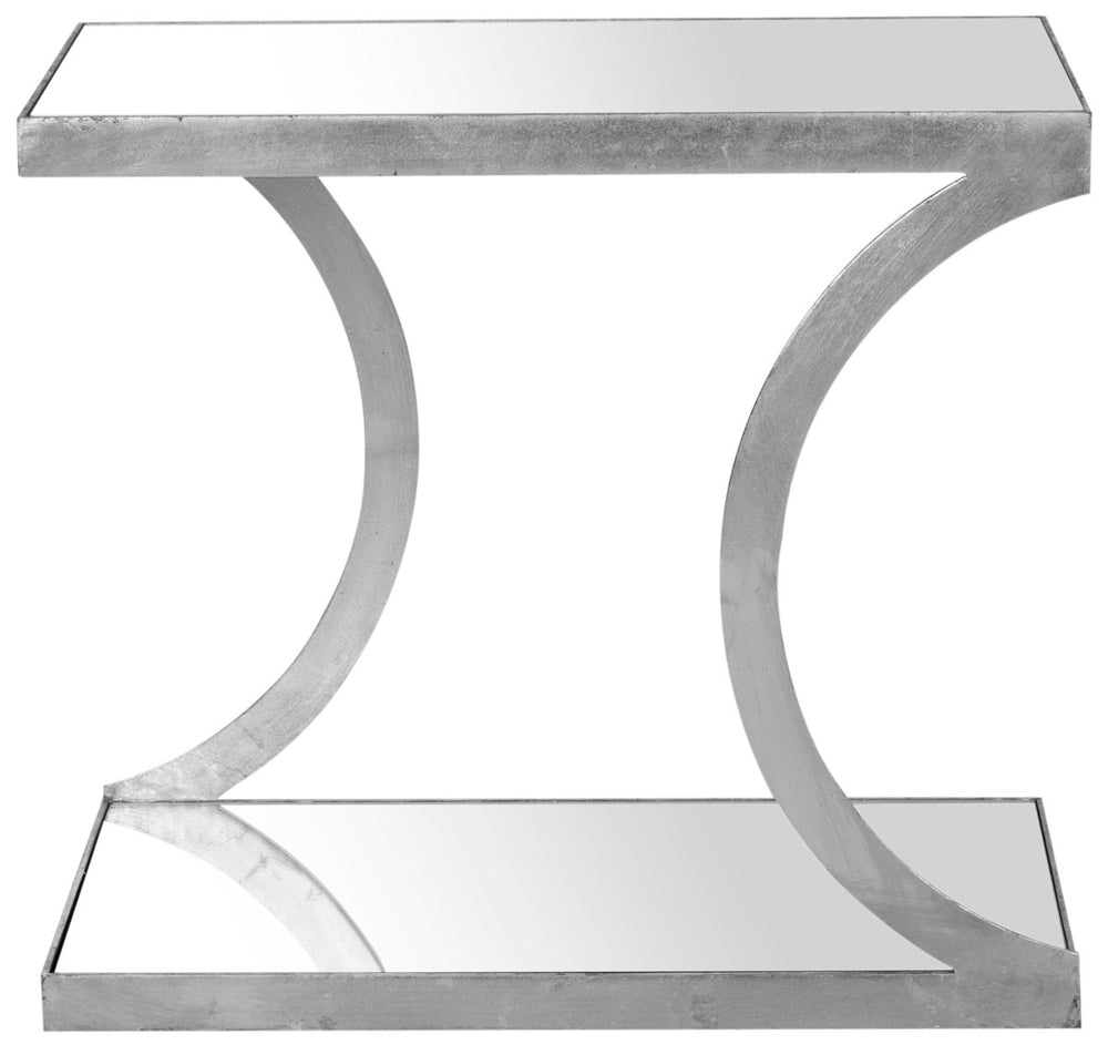 Safavieh Sullivan Accent Table Silver Metal Lacquer Coating Iron FOX2526A 683726437178