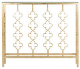 Carolina Console Table Antique Gold Metal Lacquer Coating Iron